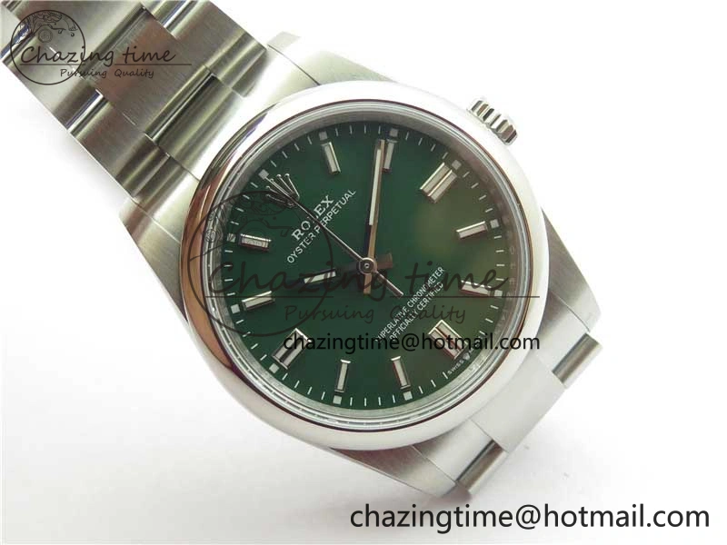 Oyster Perpetual 36mm 126000 BP Best Edition Green Dial on SS Bracelet