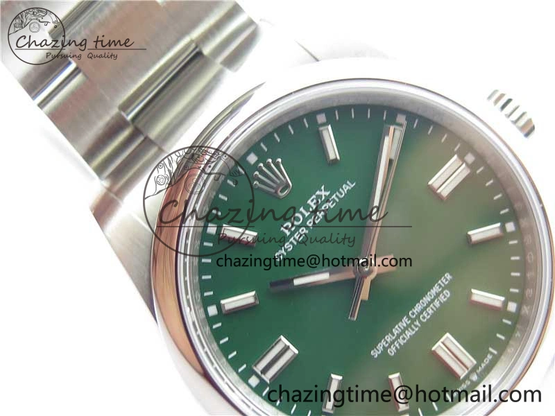 Oyster Perpetual 36mm 126000 BP Best Edition Green Dial on SS Bracelet