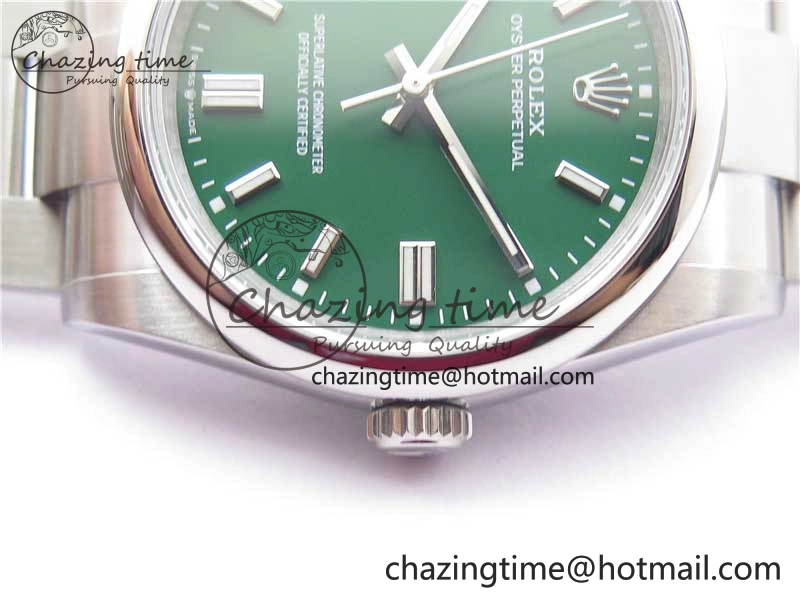 Oyster Perpetual 36mm 126000 BP Best Edition Green Dial on SS Bracelet