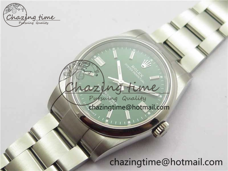 Oyster Perpetual 36mm 126000 BP Best Edition Green Dial on SS Bracelet