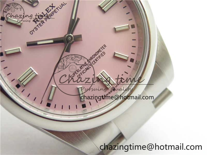 Oyster Perpetual 36mm 126000 BP Best Edition Pink Dial on SS Bracelet