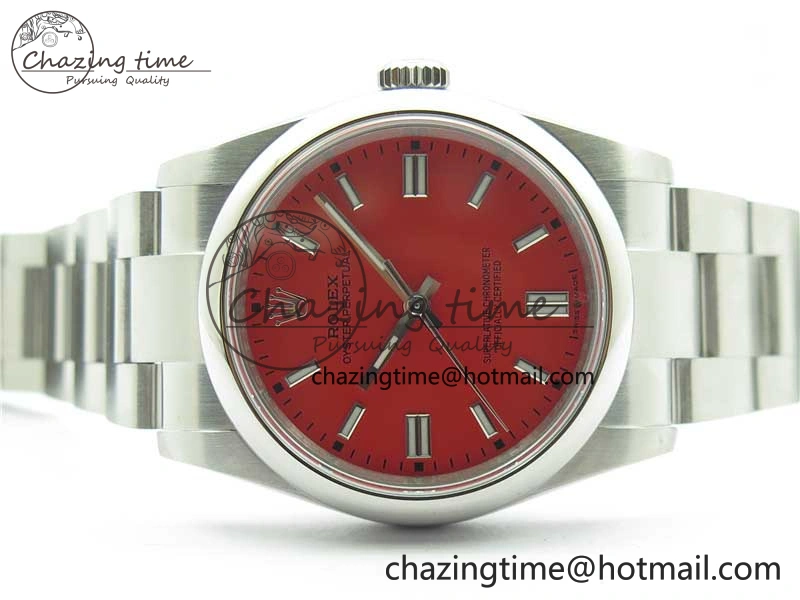 Oyster Perpetual 36mm 126000 BP Best Edition Red Dial on SS Bracelet