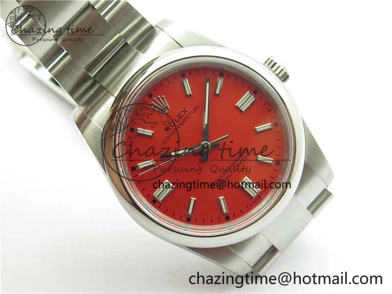 Oyster Perpetual 36mm 126000 BP Best Edition Red Dial on SS Bracelet