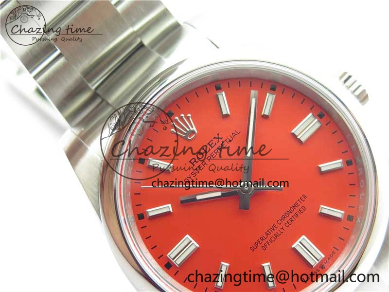 Oyster Perpetual 36mm 126000 BP Best Edition Red Dial on SS Bracelet