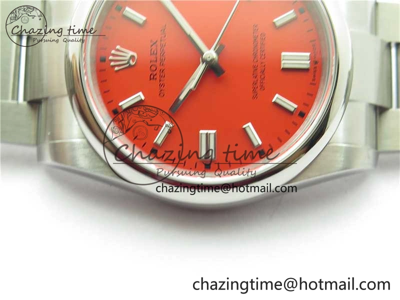 Oyster Perpetual 36mm 126000 BP Best Edition Red Dial on SS Bracelet