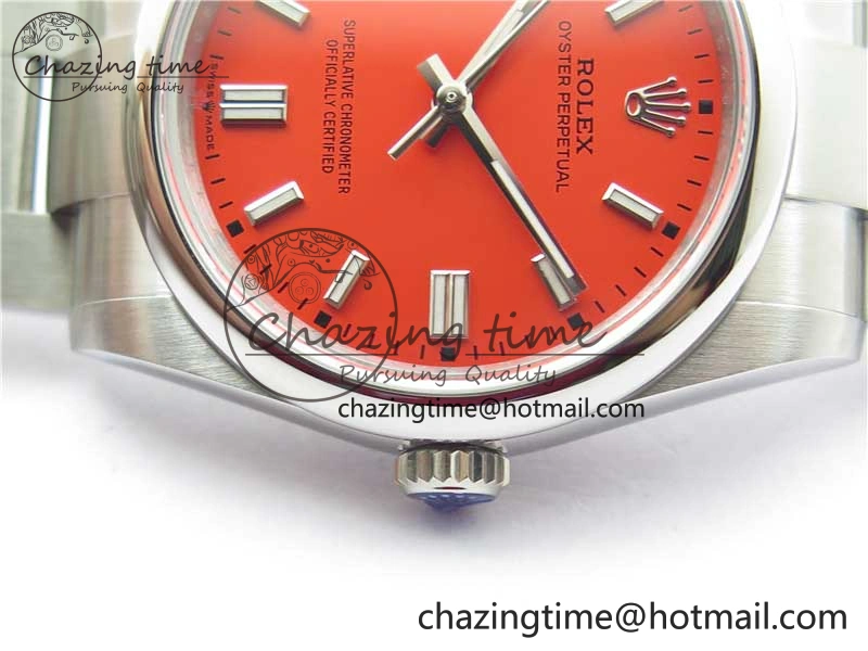Oyster Perpetual 36mm 126000 BP Best Edition Red Dial on SS Bracelet