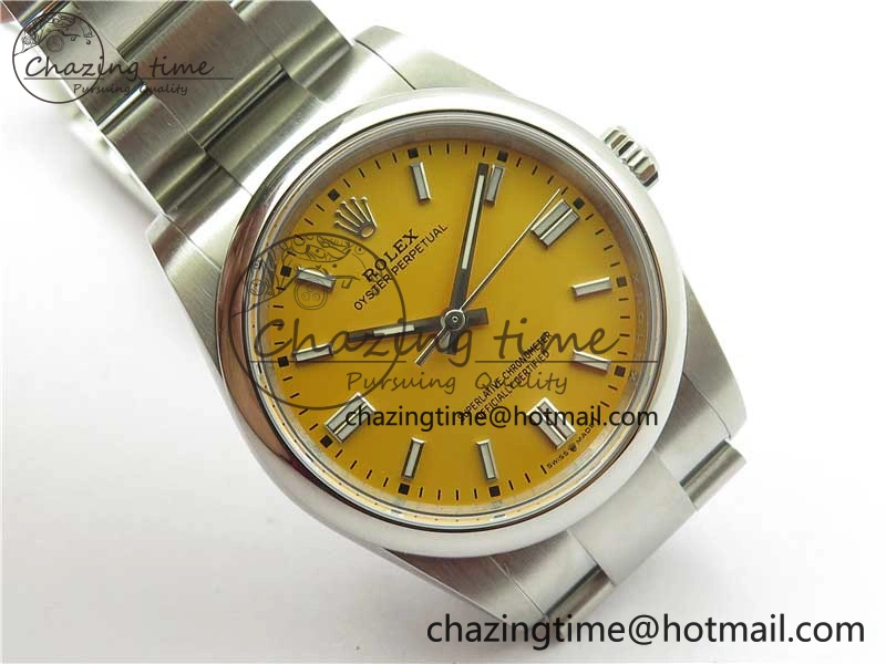 Oyster Perpetual 36mm 126000 BP Best Edition Yellow Dial on SS Bracelet