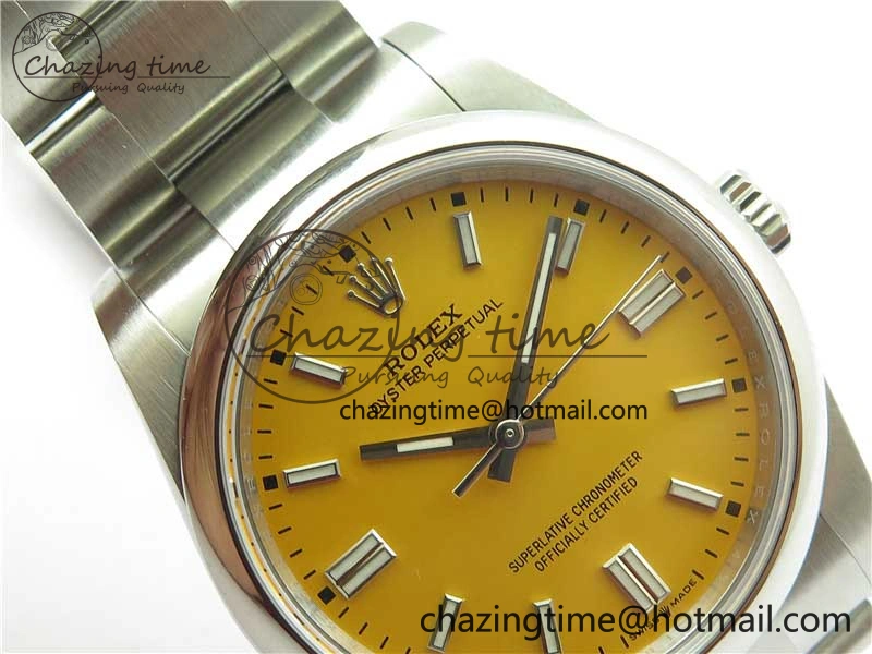 Oyster Perpetual 36mm 126000 BP Best Edition Yellow Dial on SS Bracelet