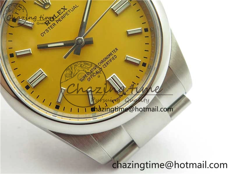 Oyster Perpetual 36mm 126000 BP Best Edition Yellow Dial on SS Bracelet