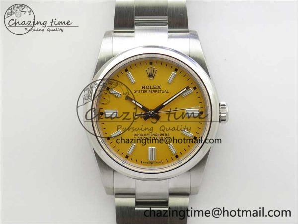 Oyster Perpetual 36mm 126000 BP Best Edition Yellow Dial on SS Bracelet