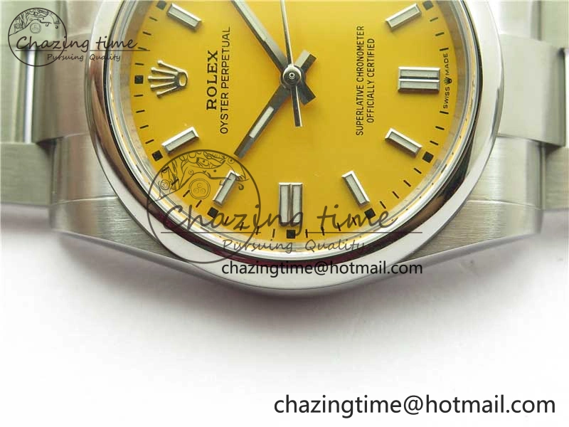 Oyster Perpetual 36mm 126000 BP Best Edition Yellow Dial on SS Bracelet