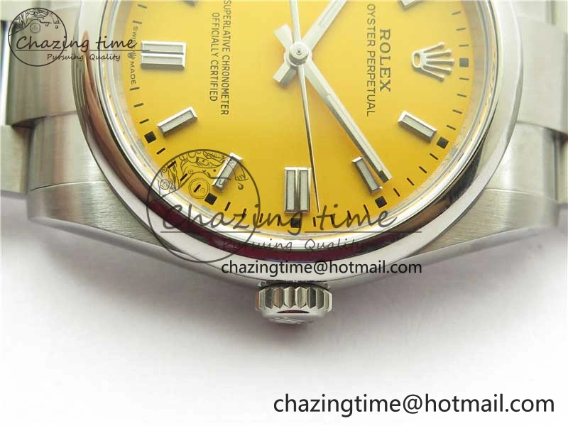 Oyster Perpetual 36mm 126000 BP Best Edition Yellow Dial on SS Bracelet