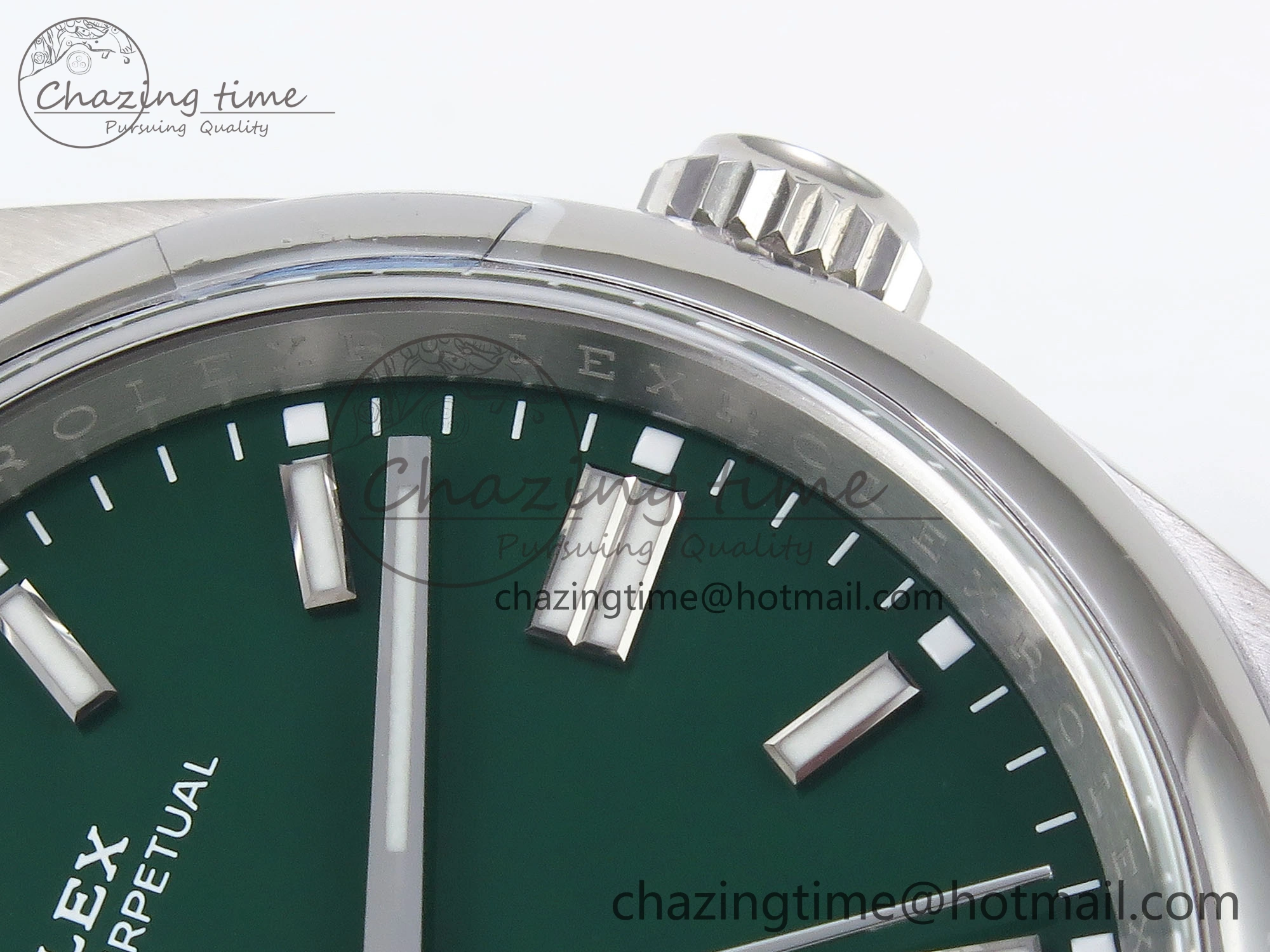 Oyster Perpetual 36mm 126000 Clean 1:1 Best Edition 904L Steel Green Dial on SS Bracelet VR3230