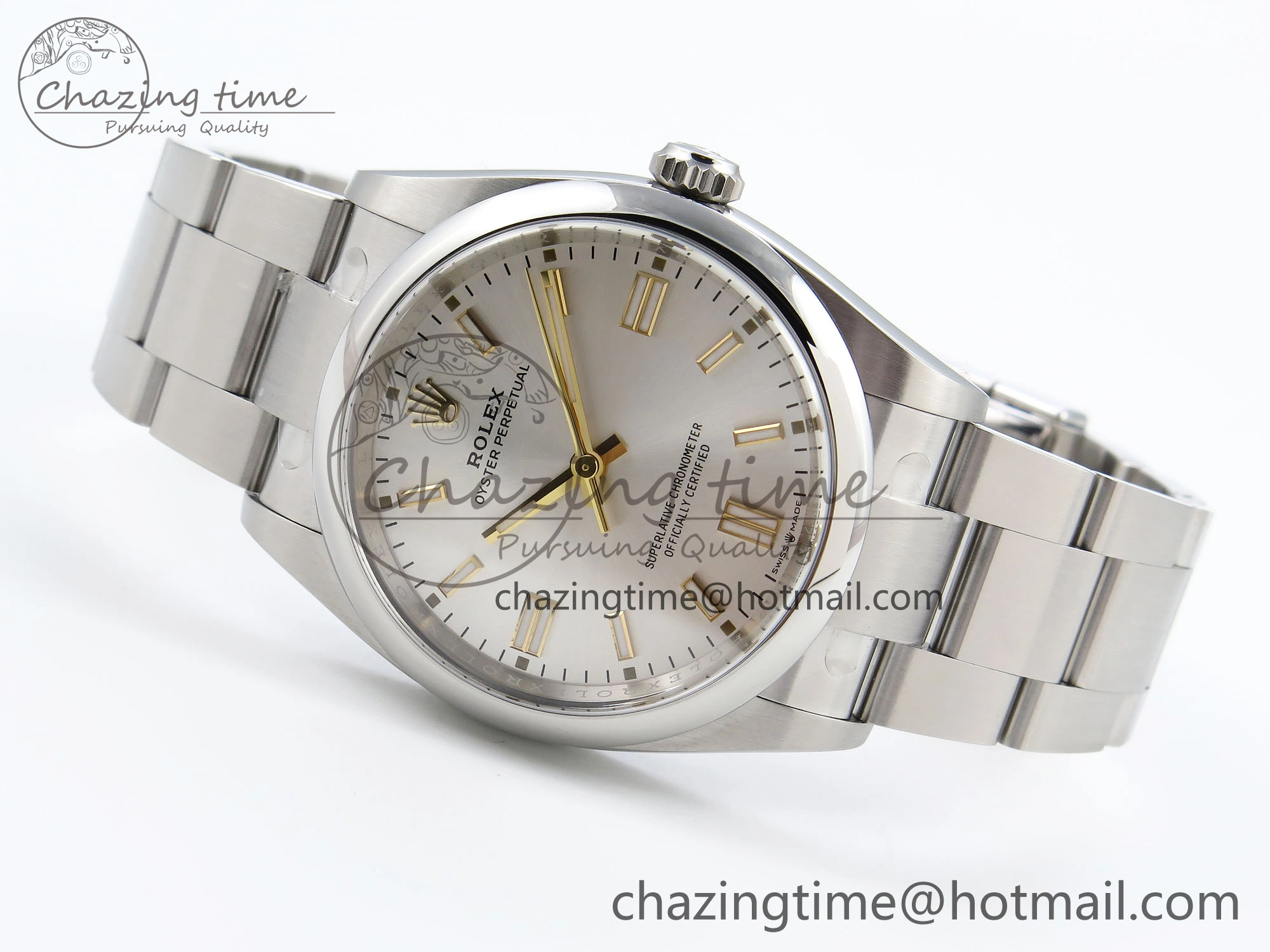 Oyster Perpetual 36mm 126000 Clean 1:1 Best Edition 904L Steel Silver Dial on SS Bracelet VR3230