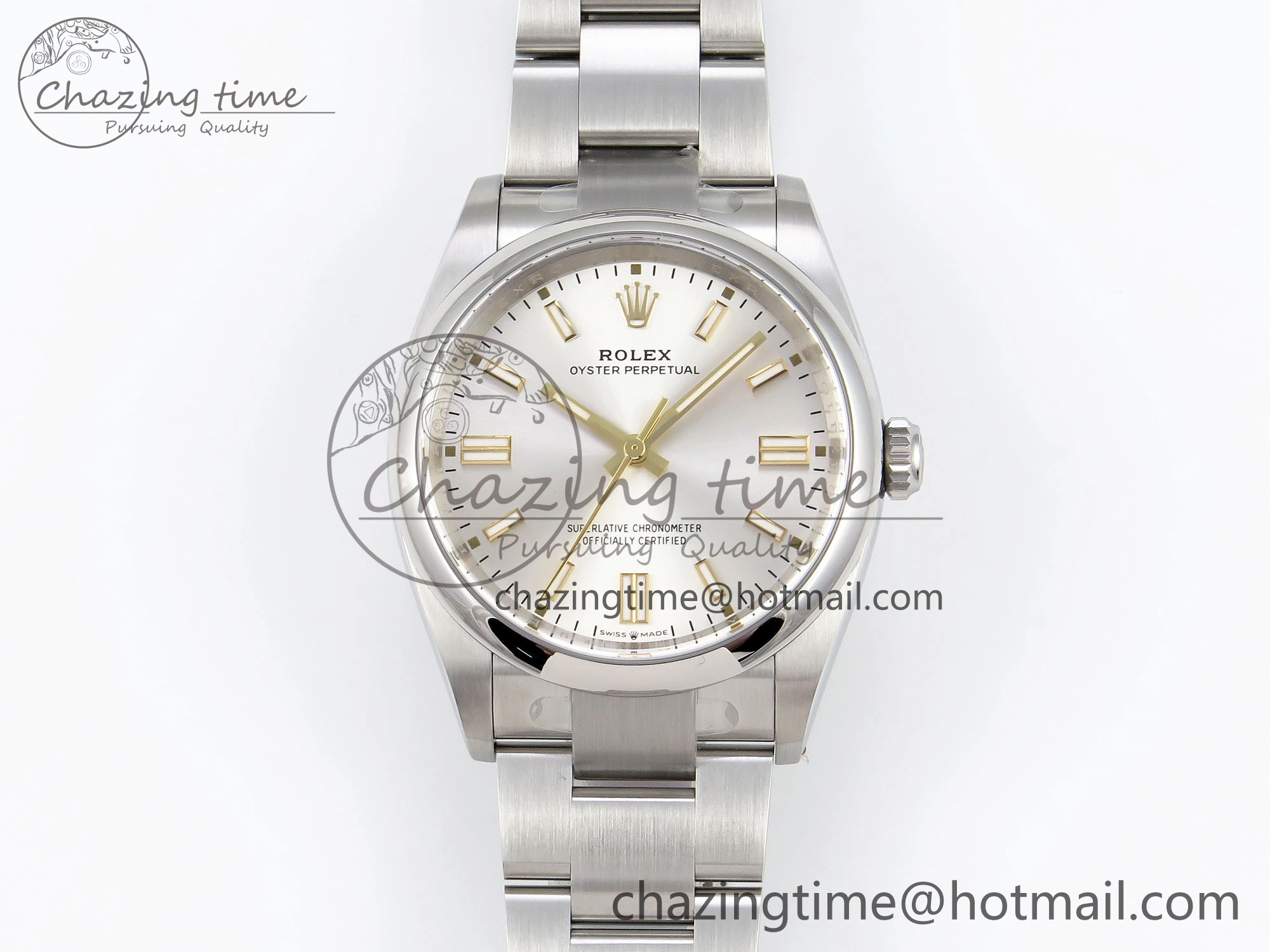 Oyster Perpetual 36mm 126000 Clean 1:1 Best Edition 904L Steel Silver Dial on SS Bracelet VR3230