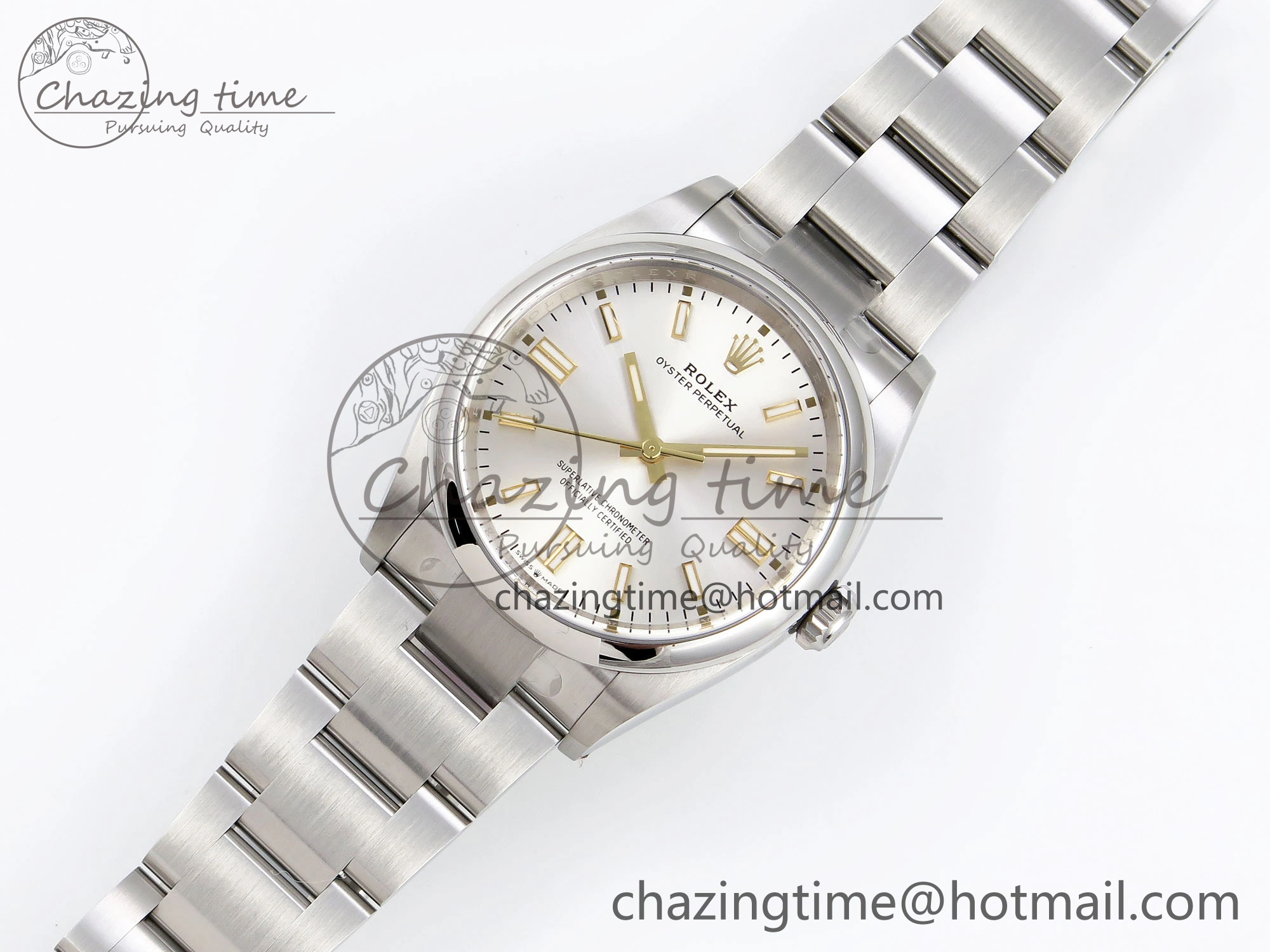 Oyster Perpetual 36mm 126000 Clean 1:1 Best Edition 904L Steel Silver Dial on SS Bracelet VR3230