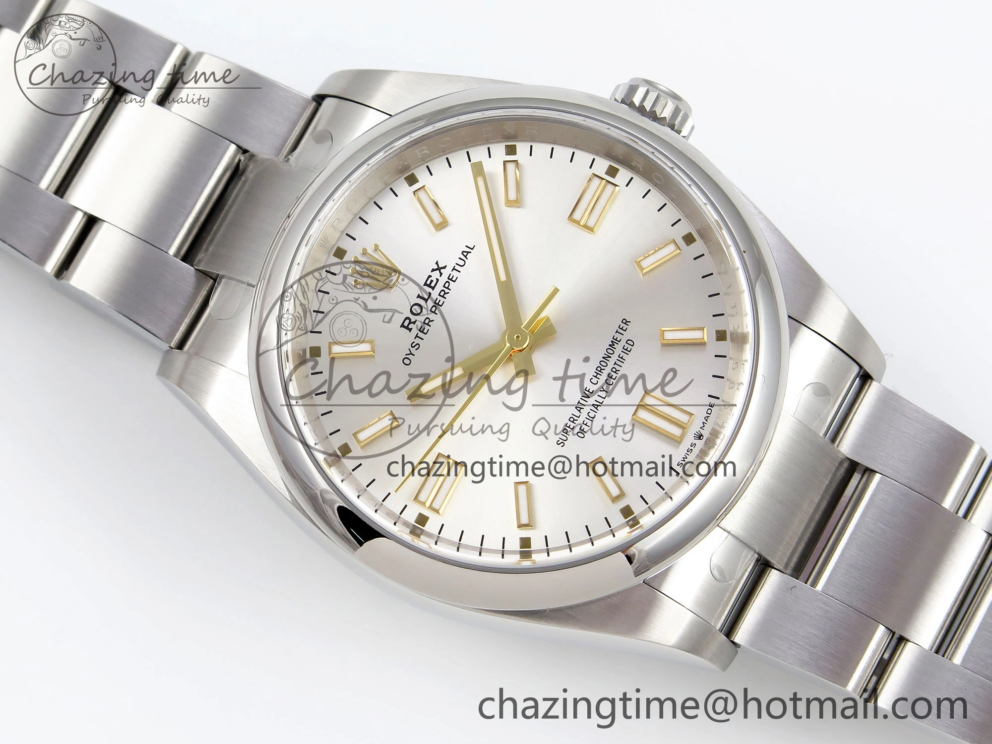 Oyster Perpetual 36mm 126000 Clean 1:1 Best Edition 904L Steel Silver Dial on SS Bracelet VR3230