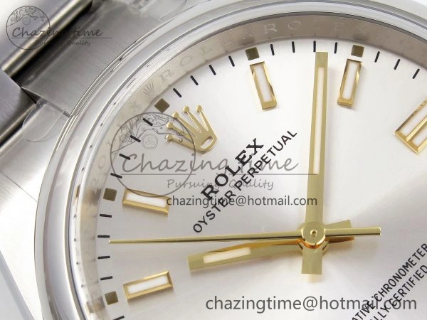 Oyster Perpetual 36mm 126000 Clean 1:1 Best Edition 904L Steel Silver Dial on SS Bracelet VR3230