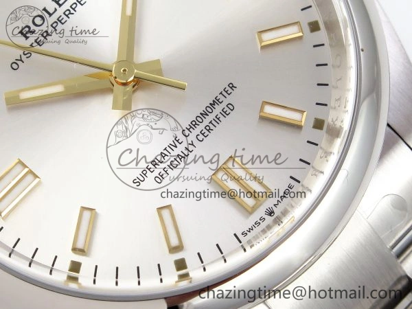 Oyster Perpetual 36mm 126000 Clean 1:1 Best Edition 904L Steel Silver Dial on SS Bracelet VR3230