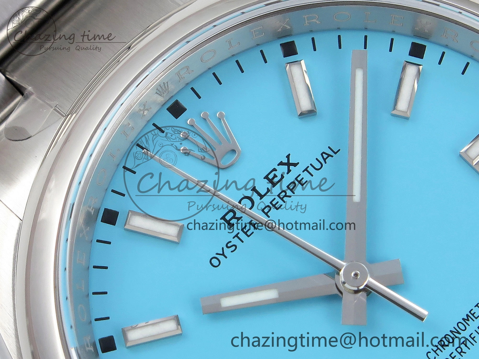 Oyster Perpetual 36mm 126000 Clean 1:1 Best Edition 904L Steel Tiffany Blue Dial on SS Bracelet VR3230