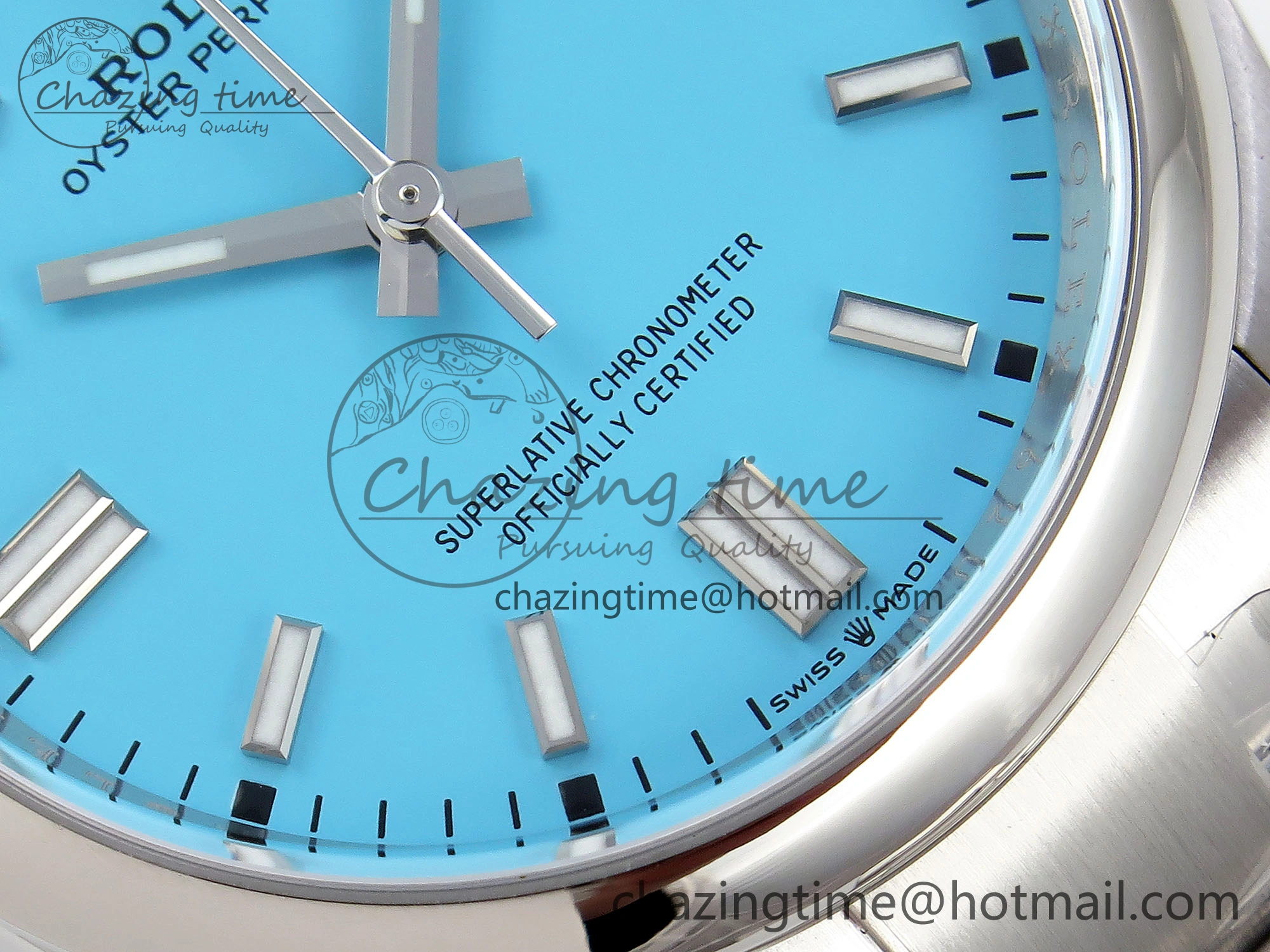 Oyster Perpetual 36mm 126000 Clean 1:1 Best Edition 904L Steel Tiffany Blue Dial on SS Bracelet VR3230