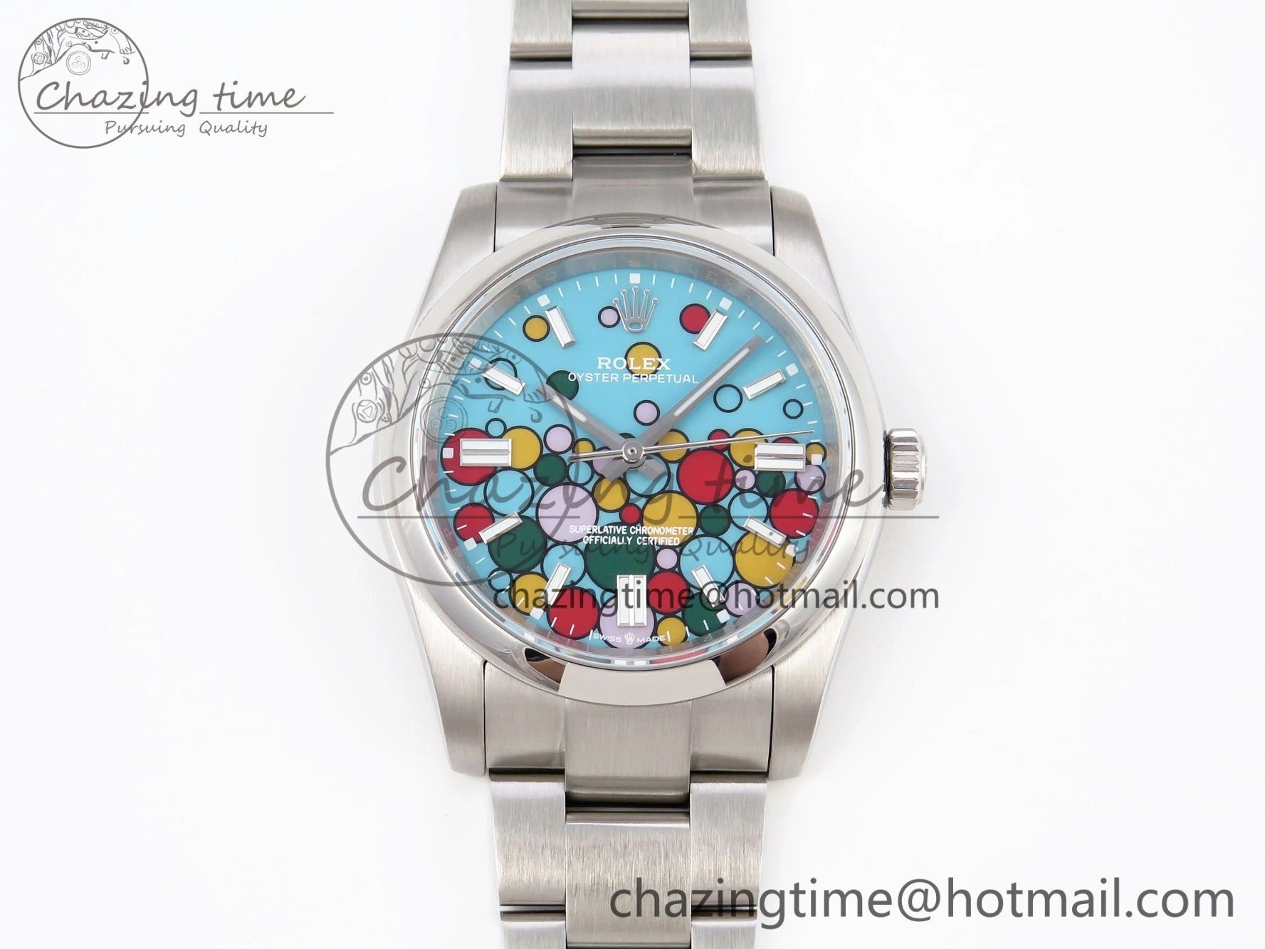 Oyster Perpetual 36mm 126000 KRF Best Edition 904L Steel Bubble Dial on SS Bracelet A2824