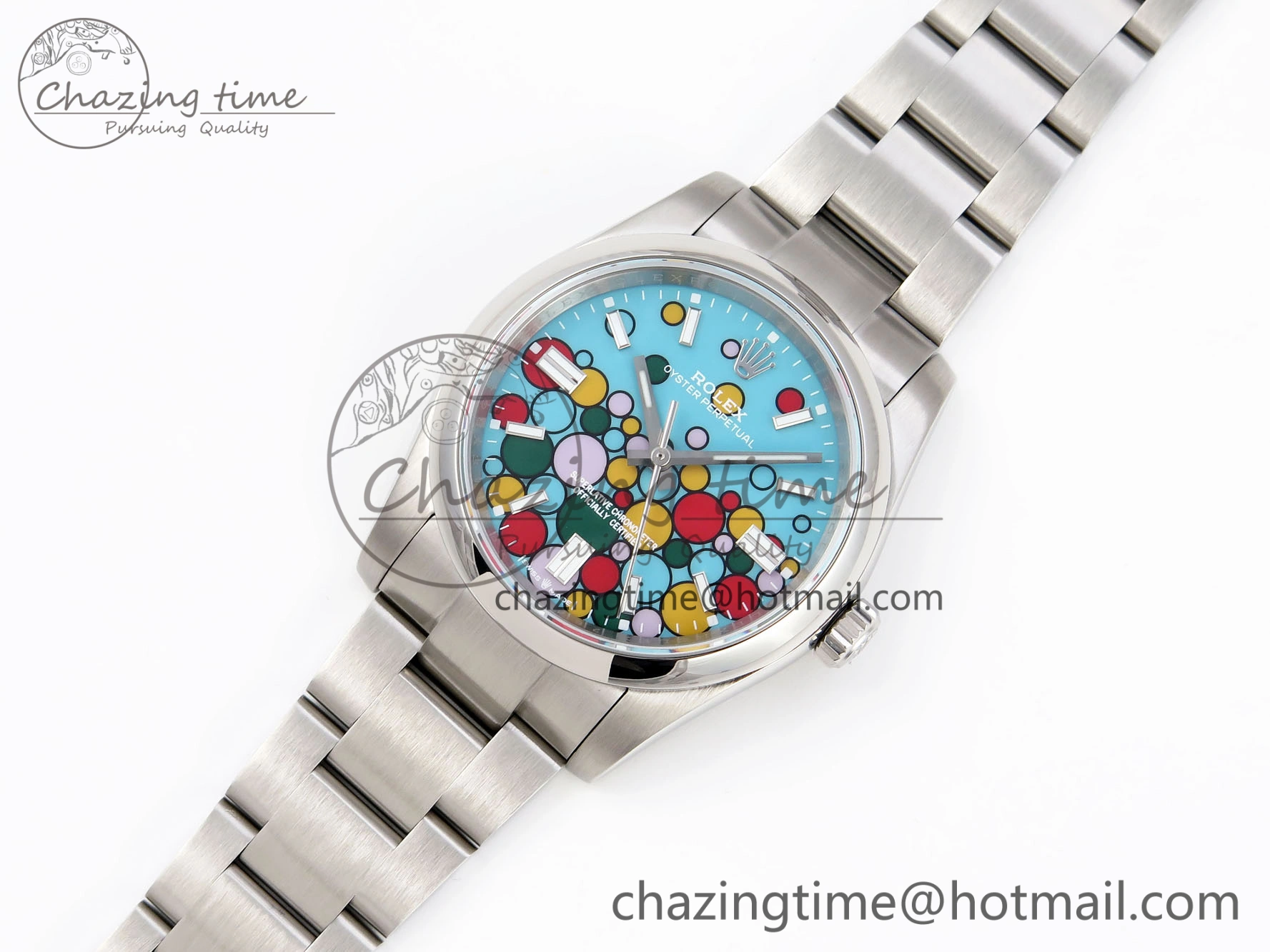 Oyster Perpetual 36mm 126000 KRF Best Edition 904L Steel Bubble Dial on SS Bracelet A2824