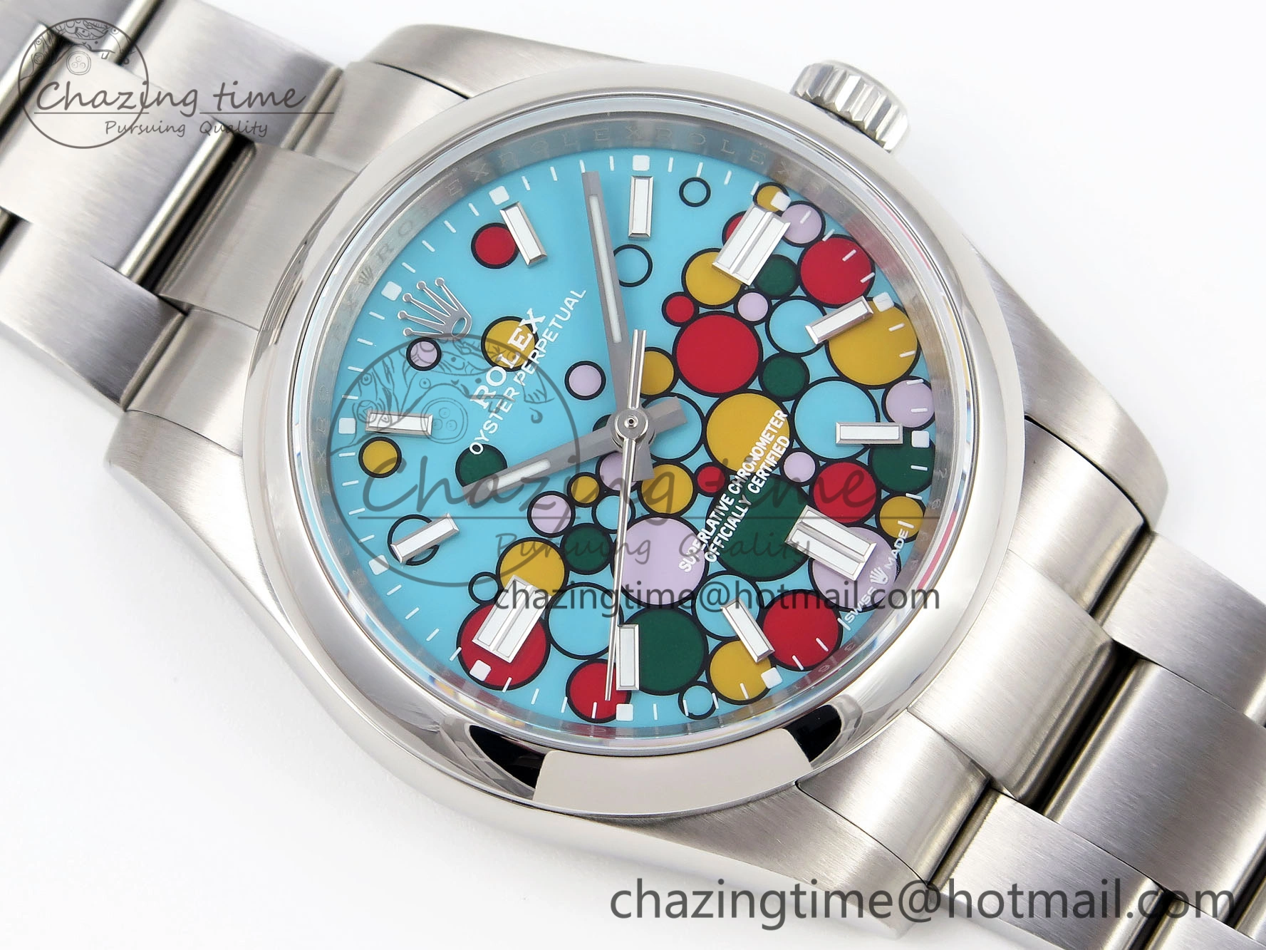 Oyster Perpetual 36mm 126000 KRF Best Edition 904L Steel Bubble Dial on SS Bracelet A2824