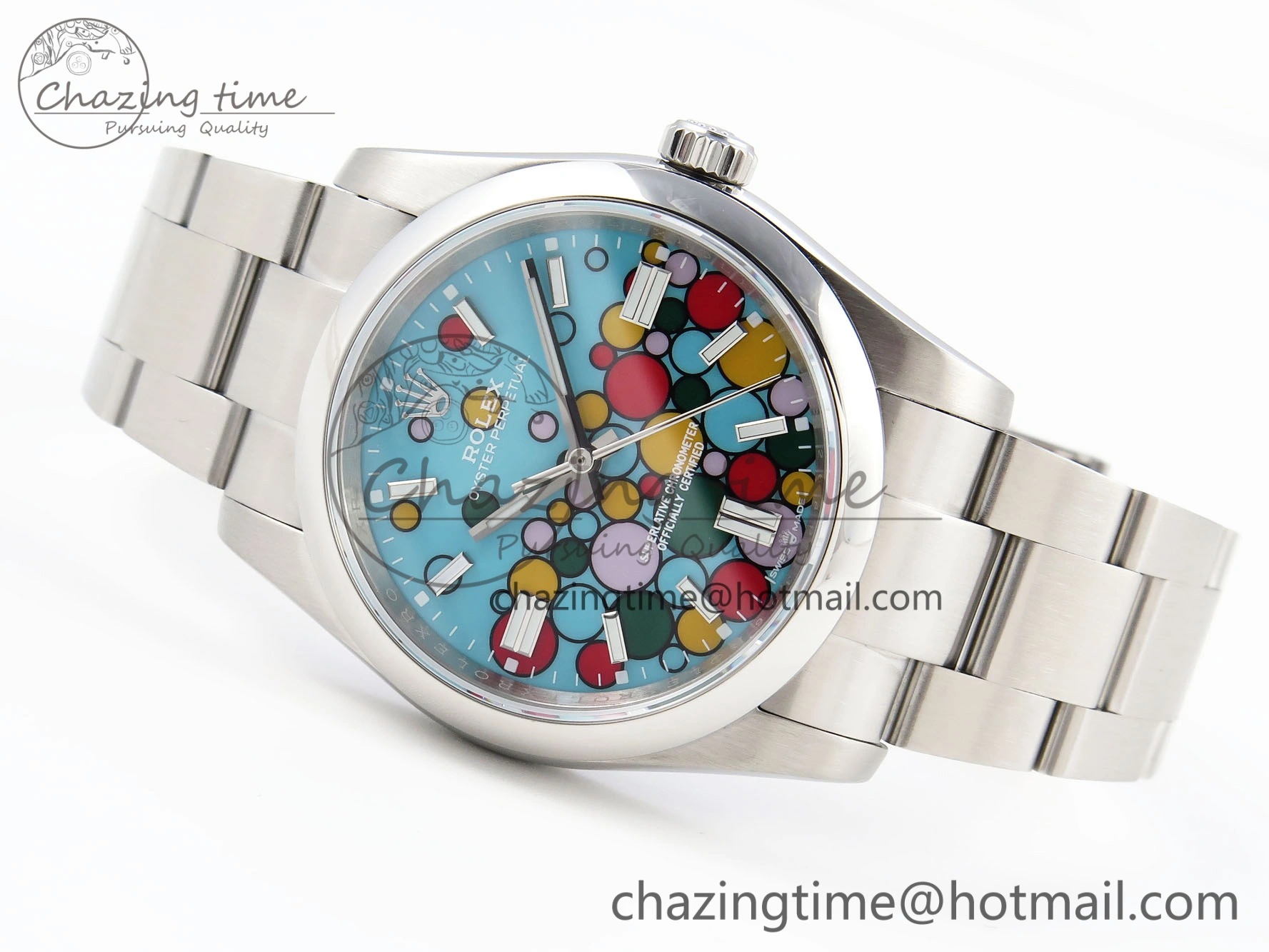 Oyster Perpetual 36mm 126000 KRF Best Edition 904L Steel Bubble Dial on SS Bracelet A2824