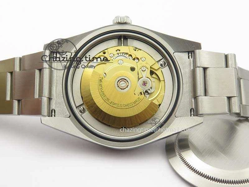 Oyster Perpetual 39mm 114300 1:1 Best Edition Red Grape Dial On SS Bracelet A2824