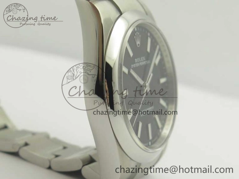 Oyster Perpetual 39mm 114300 ARF 1:1 Best Edition 904L SS Case and Bracelet Black Dial SH3132