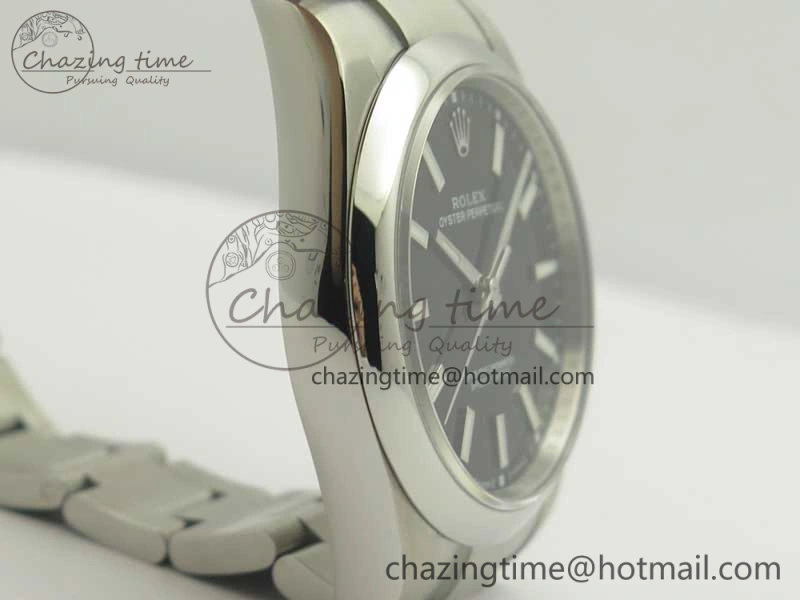 Oyster Perpetual 39mm 114300 ARF 1:1 Best Edition 904L SS Case and Bracelet Black Dial SH3132