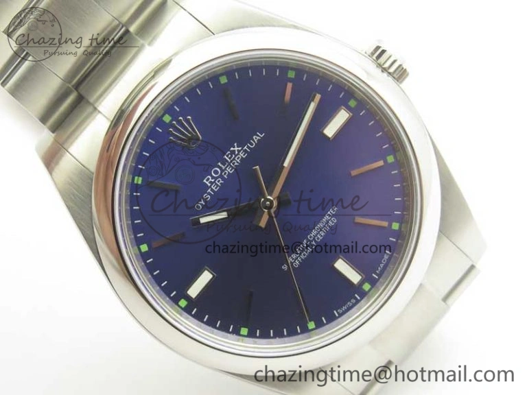 Oyster Perpetual 39mm 114300 ARF 1:1 Best Edition 904L SS Case and Bracelet Blue Dial SH3132