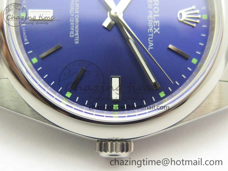 Oyster Perpetual 39mm 114300 ARF 1:1 Best Edition 904L SS Case and Bracelet Blue Dial SH3132
