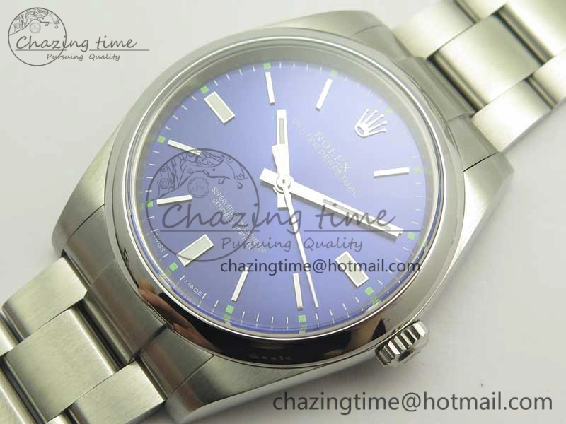 Oyster Perpetual 39mm 114300 ARF 1:1 Best Edition 904L SS Case and Bracelet Blue Dial SH3132