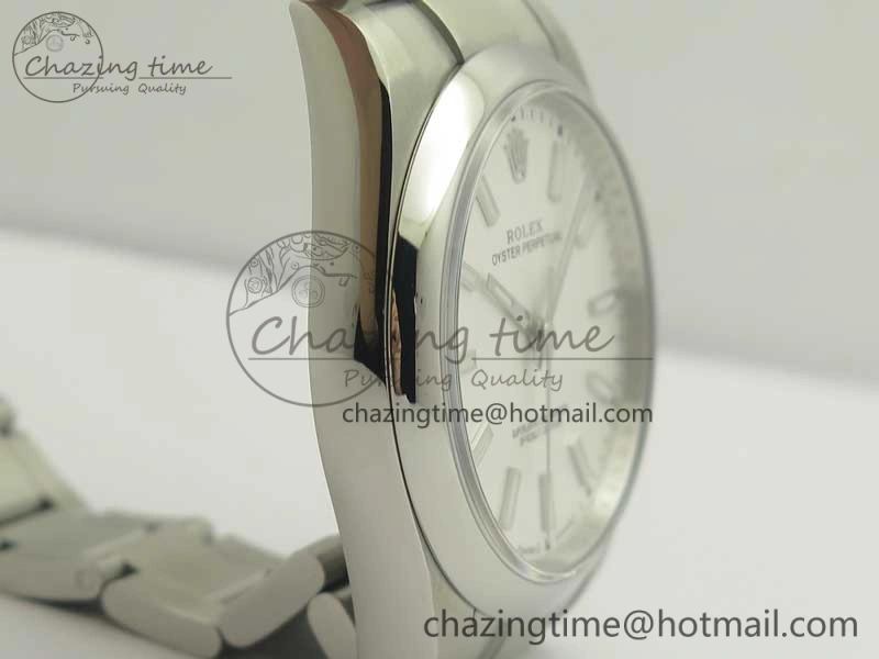 Oyster Perpetual 39mm 114300 ARF 1:1 Best Edition 904L SS Case and Bracelet White Dial SH3132