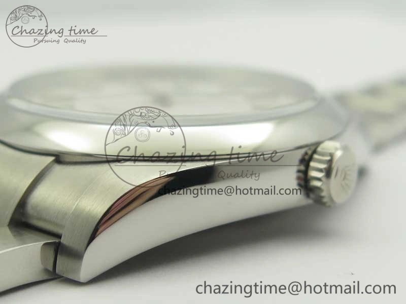 Oyster Perpetual 39mm 114300 ARF 1:1 Best Edition 904L SS Case and Bracelet White Dial SH3132