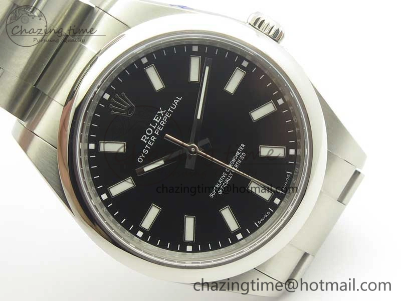 Oyster Perpetual 39mm 114300 BP Maker 1:1 Best Edition Black Dial on SS Bracelet SA3132