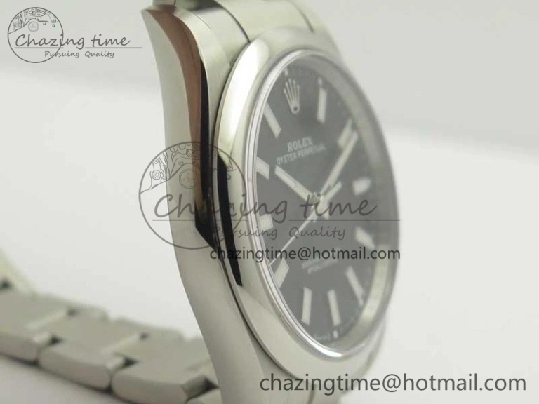 Oyster Perpetual 39mm 114300 BP Maker 1:1 Best Edition Black Dial on SS Bracelet SA3132