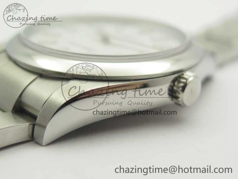 Oyster Perpetual 39mm 114300 BP Maker 1:1 Best Edition White Dial on SS Bracelet SA3132