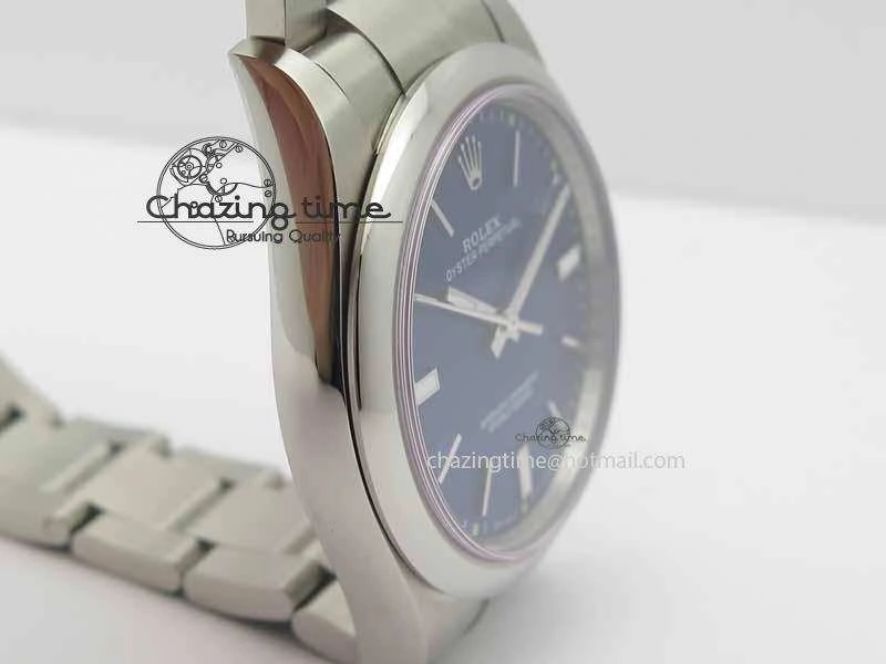 Oyster Perpetual 39mm 114300 BP Maker Best Edition Blue Dial On SS Bracelet A2824