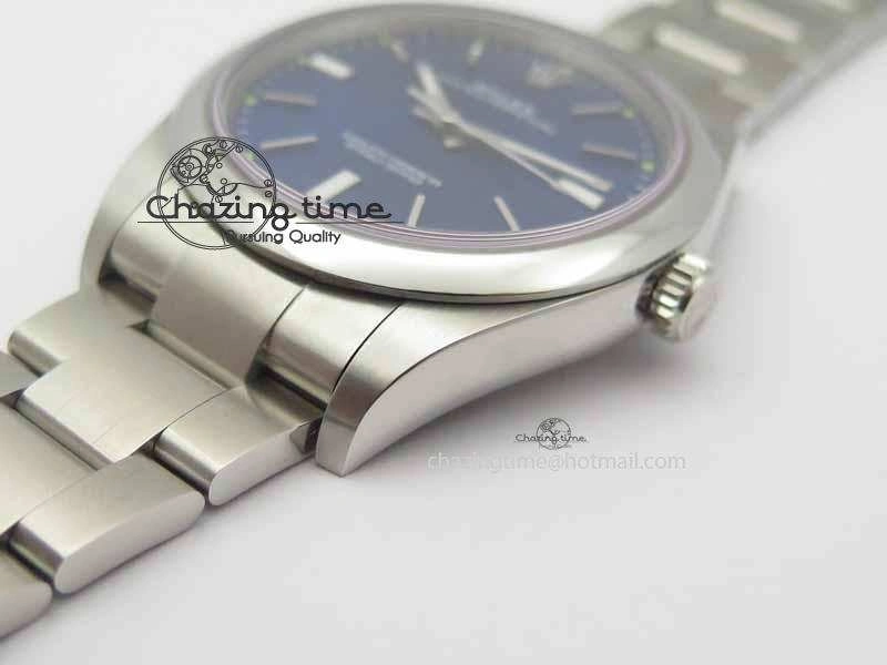 Oyster Perpetual 39mm 114300 BP Maker Best Edition Blue Dial On SS Bracelet A2824