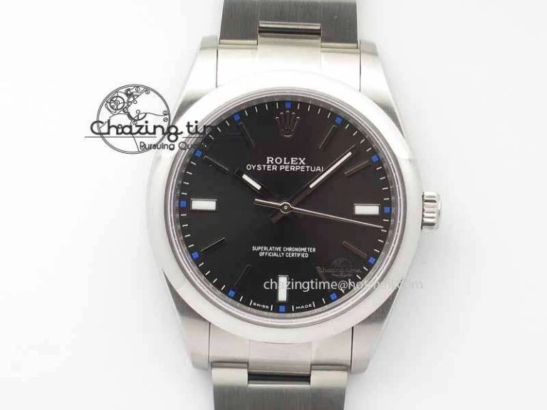 Oyster Perpetual 39mm 114300 BP Maker Best Edition Gray Dial On SS Bracelet A2824