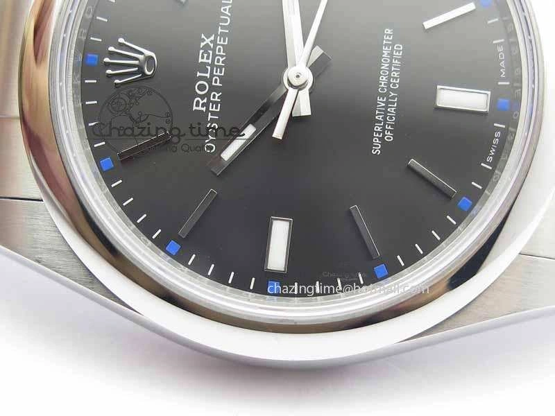 Oyster Perpetual 39mm 114300 BP Maker Best Edition Gray Dial On SS Bracelet A2824