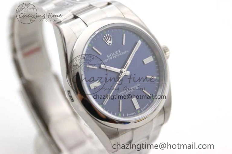 Oyster Perpetual 39mm 114300 EWF 1:1 Best Edition 904L Steel Blue Dial on SS Bracelet SA3132