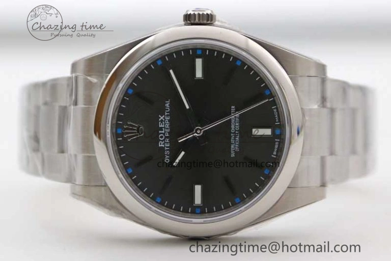 Oyster Perpetual 39mm 114300 EWF 1:1 Best Edition 904L Steel Gray Dial on SS Bracelet SA3132