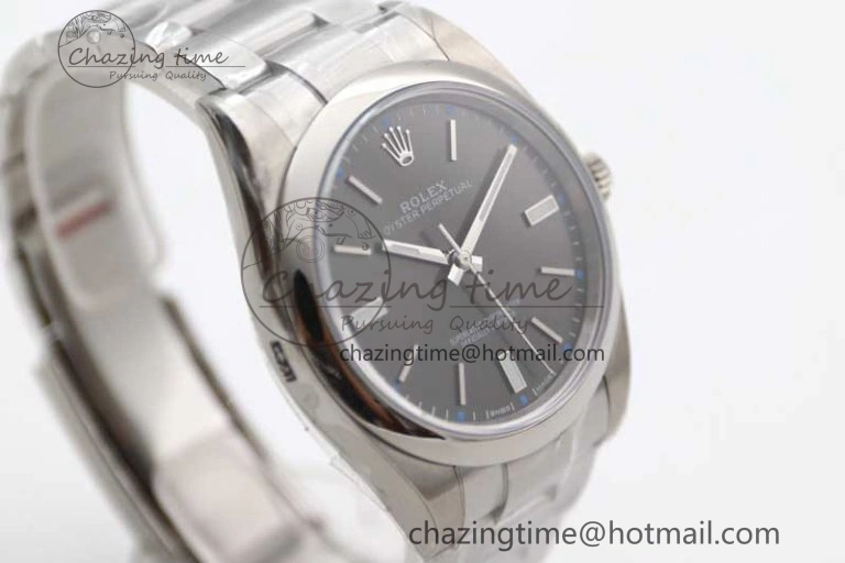 Oyster Perpetual 39mm 114300 EWF 1:1 Best Edition 904L Steel Gray Dial on SS Bracelet SA3132