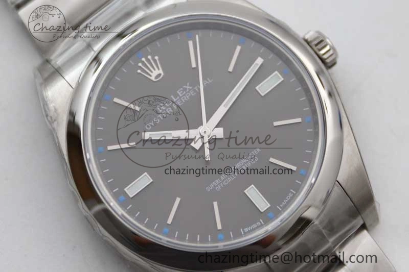 Oyster Perpetual 39mm 114300 EWF 1:1 Best Edition 904L Steel Gray Dial on SS Bracelet SA3132