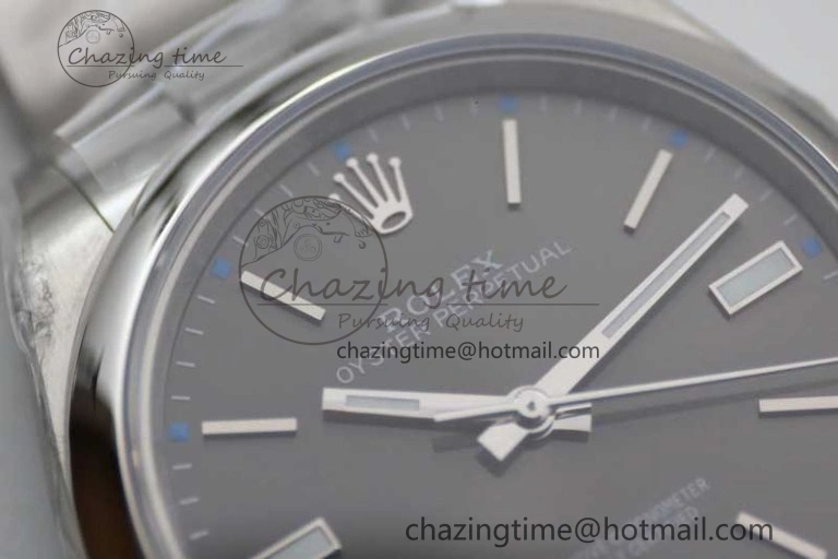 Oyster Perpetual 39mm 114300 EWF 1:1 Best Edition 904L Steel Gray Dial on SS Bracelet SA3132