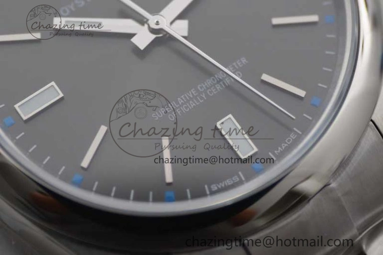 Oyster Perpetual 39mm 114300 EWF 1:1 Best Edition 904L Steel Gray Dial on SS Bracelet SA3132
